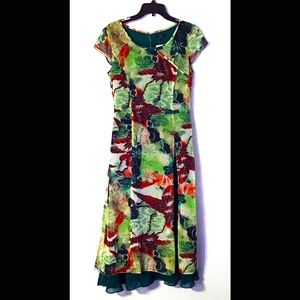 Long, Lightweight Asian Inspired Dress
